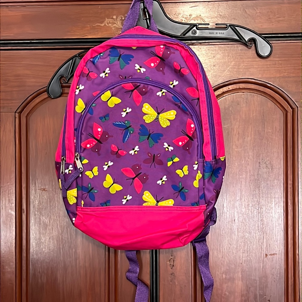 Bright Colored Butterfly Backpack